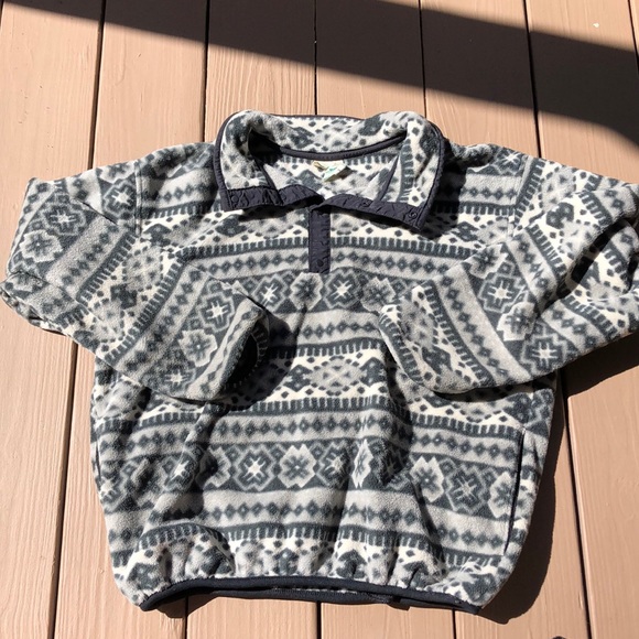 LL Bean Fleece Pullover - Picture 1 of 2